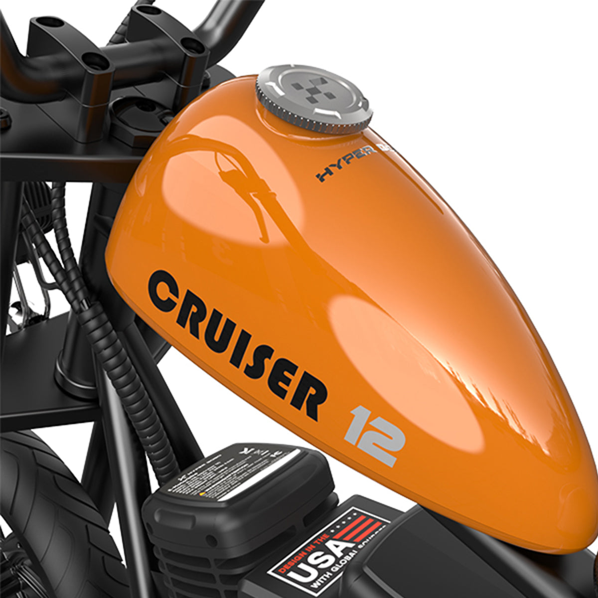 Electric Motorcycle for Kids - HYPER GOGO Cruiser 12 Plus