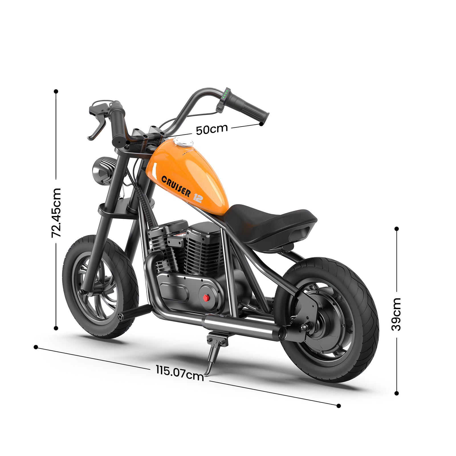 Electric Motorcycle for Kids - HYPER GOGO Cruiser 12